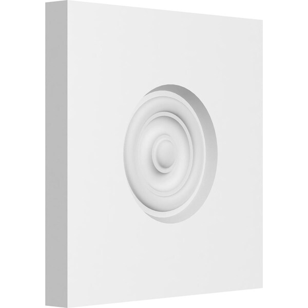 Ekena Millwork Standard Sedgwick Bullseye Rosette with Square Edge, 7"W x 7"H x 3/4"P ROSP070X070X075SDG02 - main
